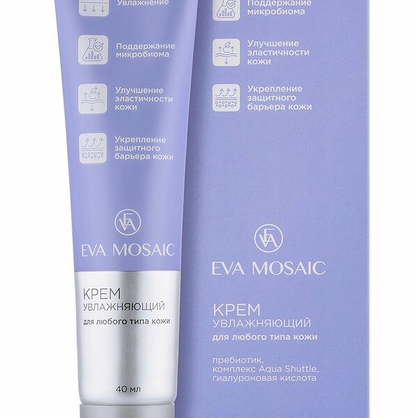 EVA MOSAIC Крем для лица для любого типа кожи увлажняющий, 40 мл