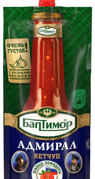 Кетчуп Балтимор Адмирал с чесноком