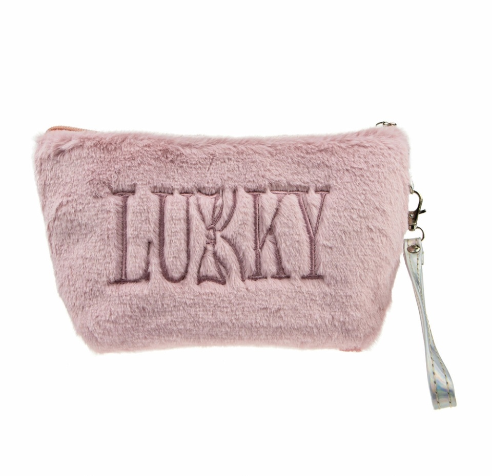 

Косметичка Lukky плюшевая плоская розовая Китай 64 г
