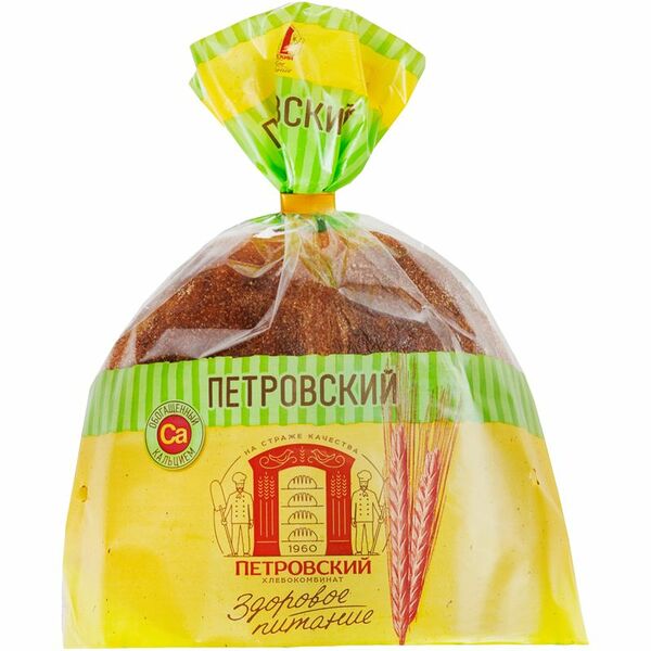Хлеб Петровский хлебокомбинат подовый пшеничный