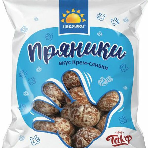 Пряники Ладушки вкус крем-сливки 350г
