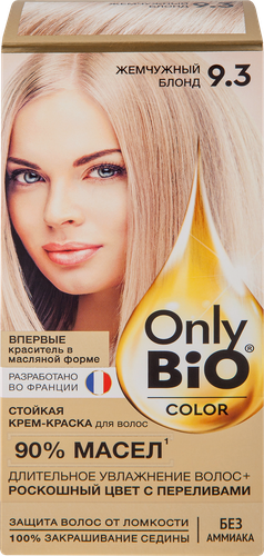 

Краска для волос Only Bio Color тон 9.3 жемчужный блонд