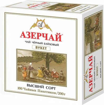 Чай черный Azercay Букет, 100 пакетиков