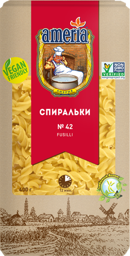 

Макаронные изделия Ameria Fusilli №42 400 г