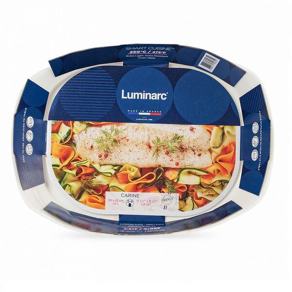Блюдо для запекания Luminarc Smart Cuisine Carin, 30х22 см, стекло