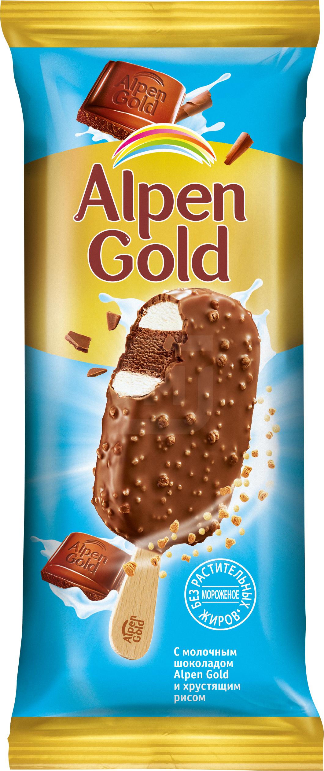 

Мороженое Alpen Gold сливочное с хрустящим рисом и солеными шариками 8%