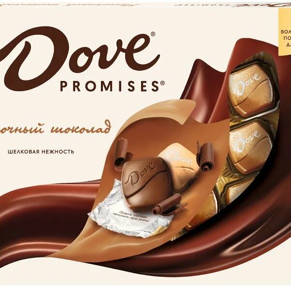 Набор конфет из молочного шоколада Dove Promises