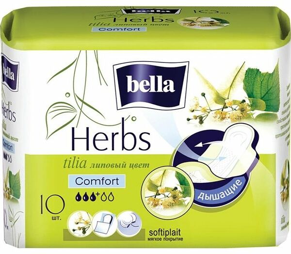 Прокладки Bella Herbs Tilia Comfort Softiplait 10 шт
