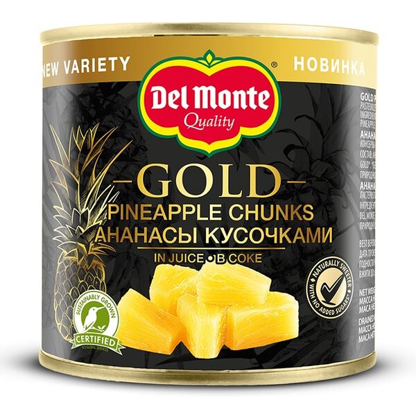 Ананасы Del Monte кусочки в соке