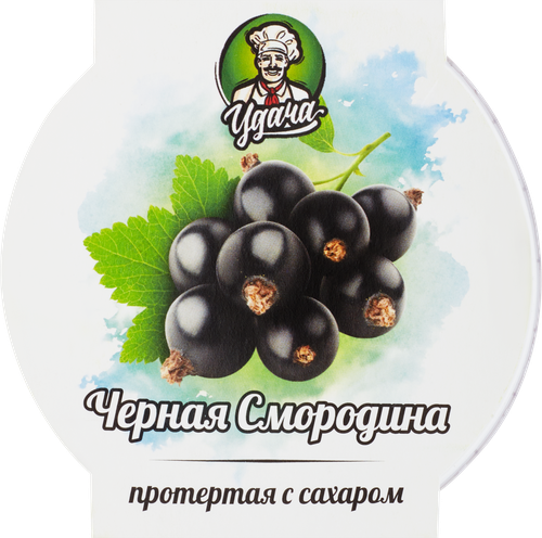 

Черная смородина УДАЧА протертая с сахаром, 200г