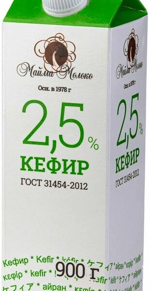 Кефир Майма-Молоко 2.5% 900г