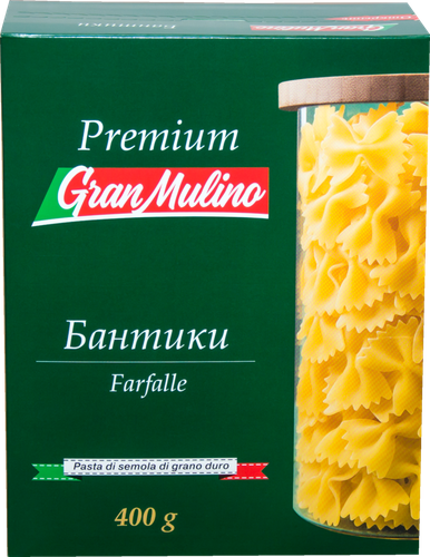 

Макароны Granmulino Бантики 400 г