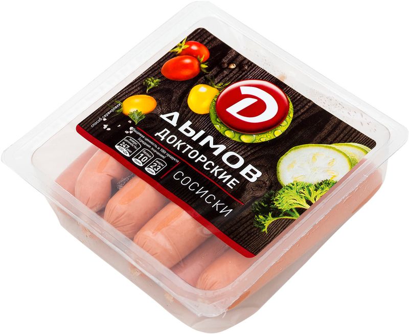 

Сосиски Дымов Докторские 464 г