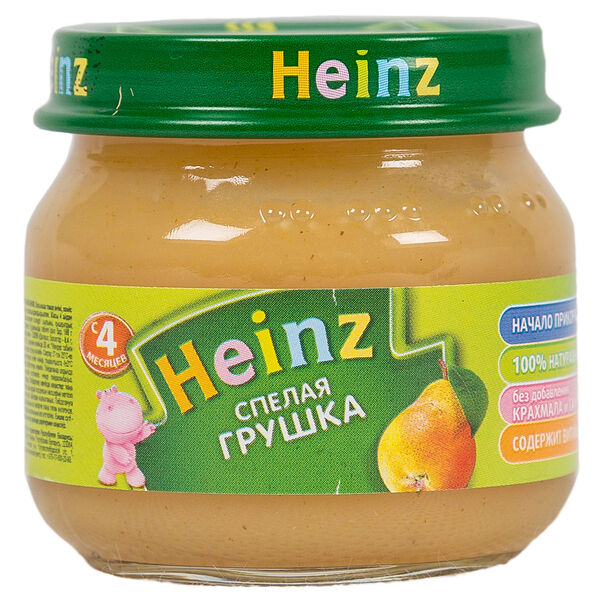 Пюре детское Heinz Natural Спелая грушка