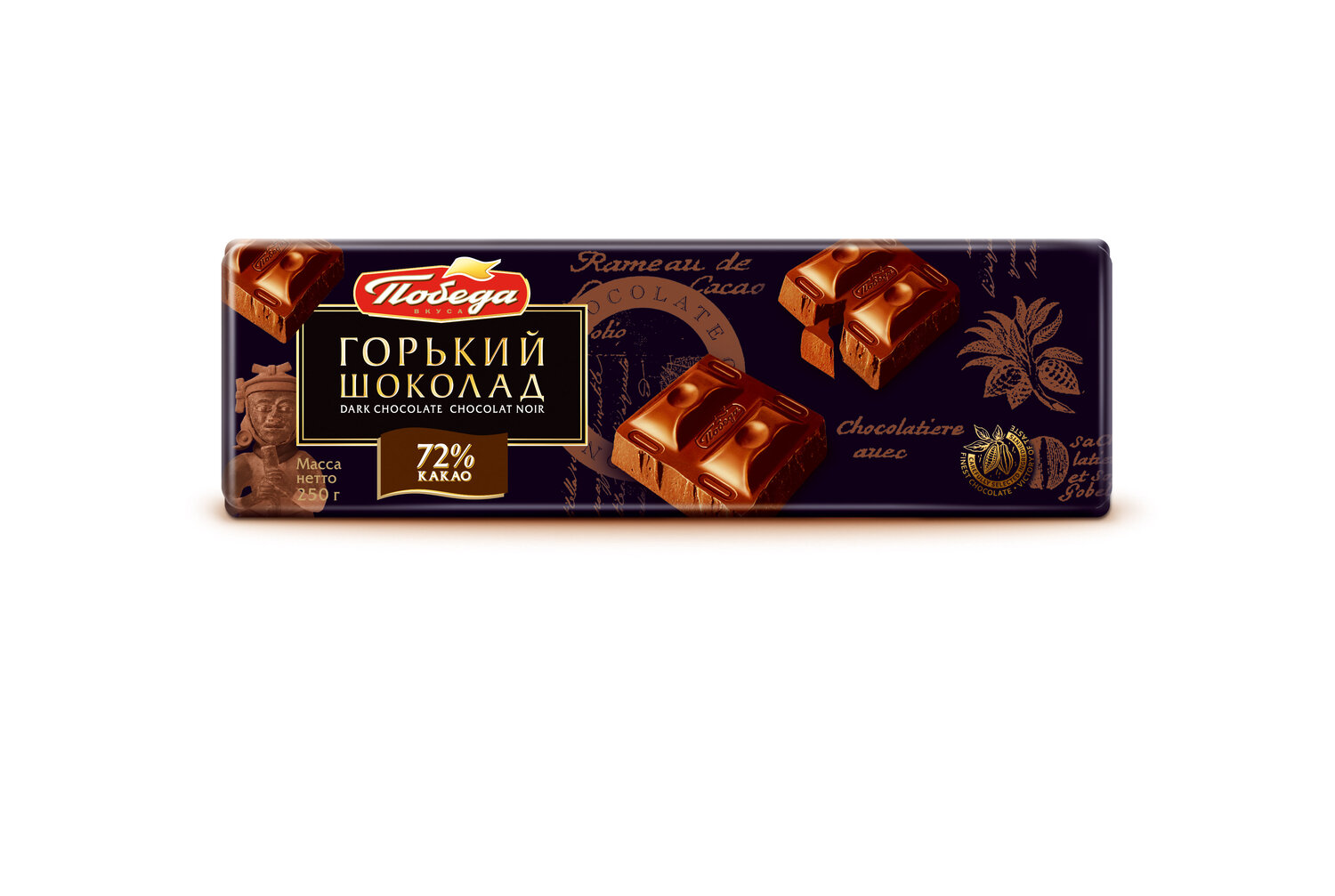 

Шоколад горький Победа вкуса 72% 250 г