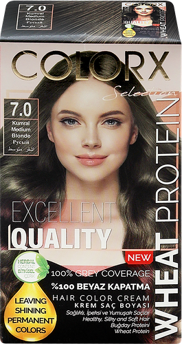 Краска для волос COLORX 7.0 Русый, 115мл