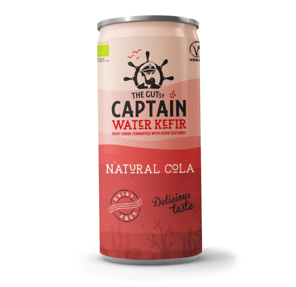

Водный кефир The GUTsy Captain органик Кола 250 мл