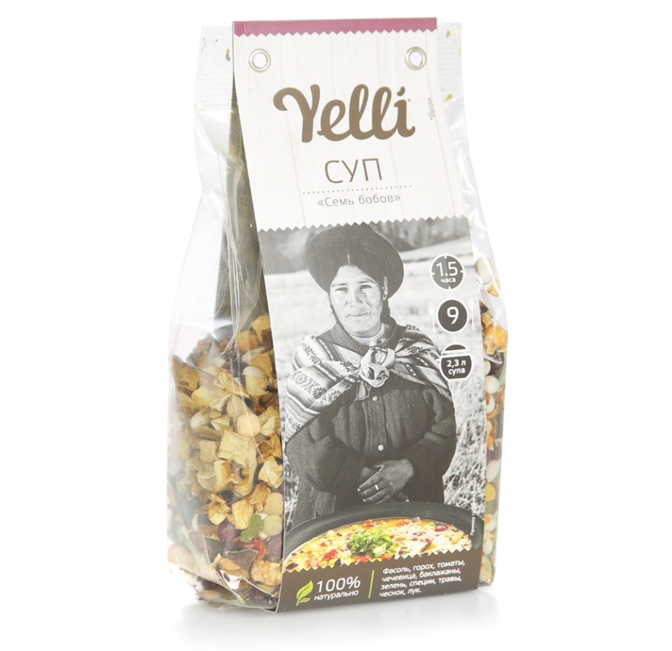 

Суп Yelli Семь бобов, 250 г