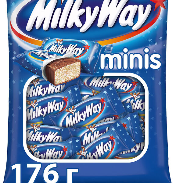 Milky Way Minis шоколадные конфеты 176 г