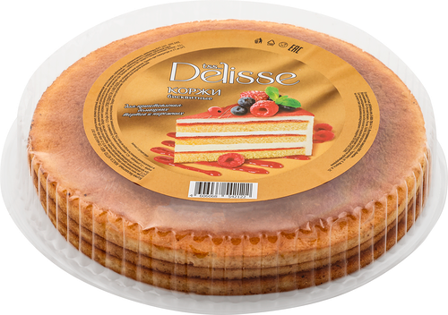 Коржи бисквитные DELISSE светлые