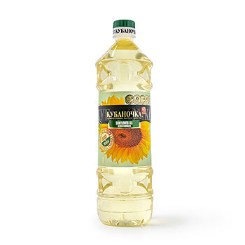 Масло подсолнечное Кубаночка рафинированное