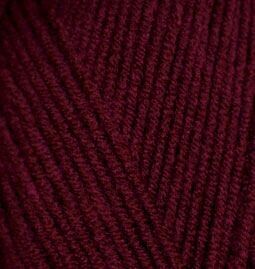 Пряжа ALIZE 'Lanagold 800' 100гр.,730м (49%шерсть, 51%акрил)(57 бордовый)