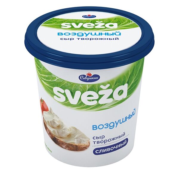 Сыр творожный Sveza Воздушный сливочный 60% 150 г