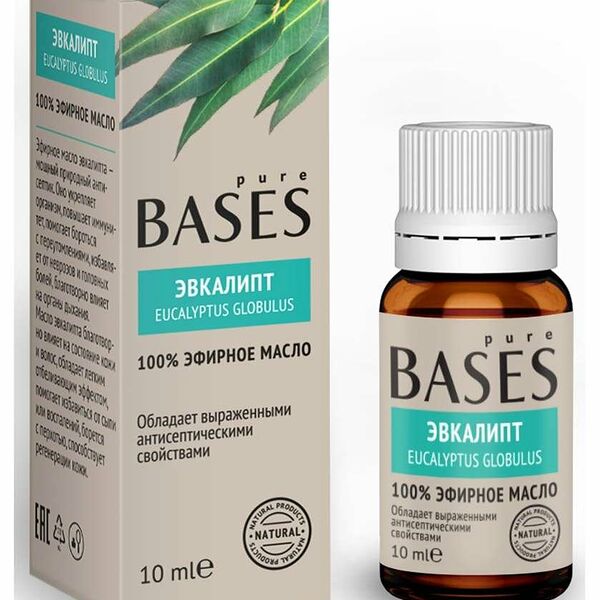 Масло эфирное Эвкалипт ТМ Pure Bases (Пюр Басес)
