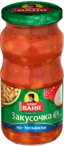 

Закуска овощная Дядя Ваня по-тоскански 460 г