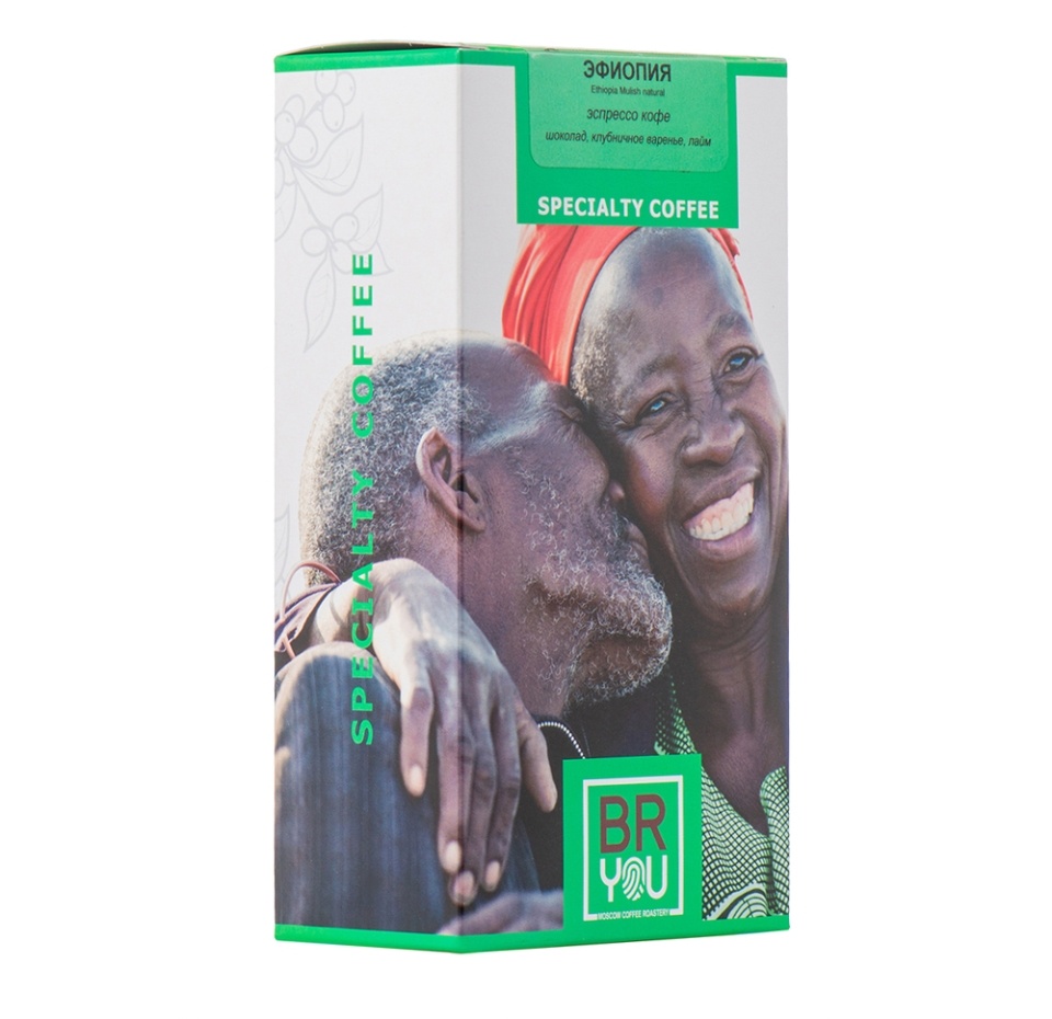 

Кофе жареный в зернах Bryou Эфиопия фильтр 200 г