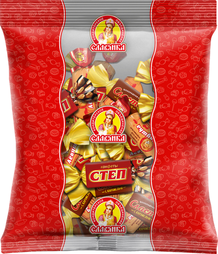 

Конфеты Золотой Степ Mix-пакеты: Золотой Степ, Левушка,Сласть шоколадная с нугой и карамелью, 499 г