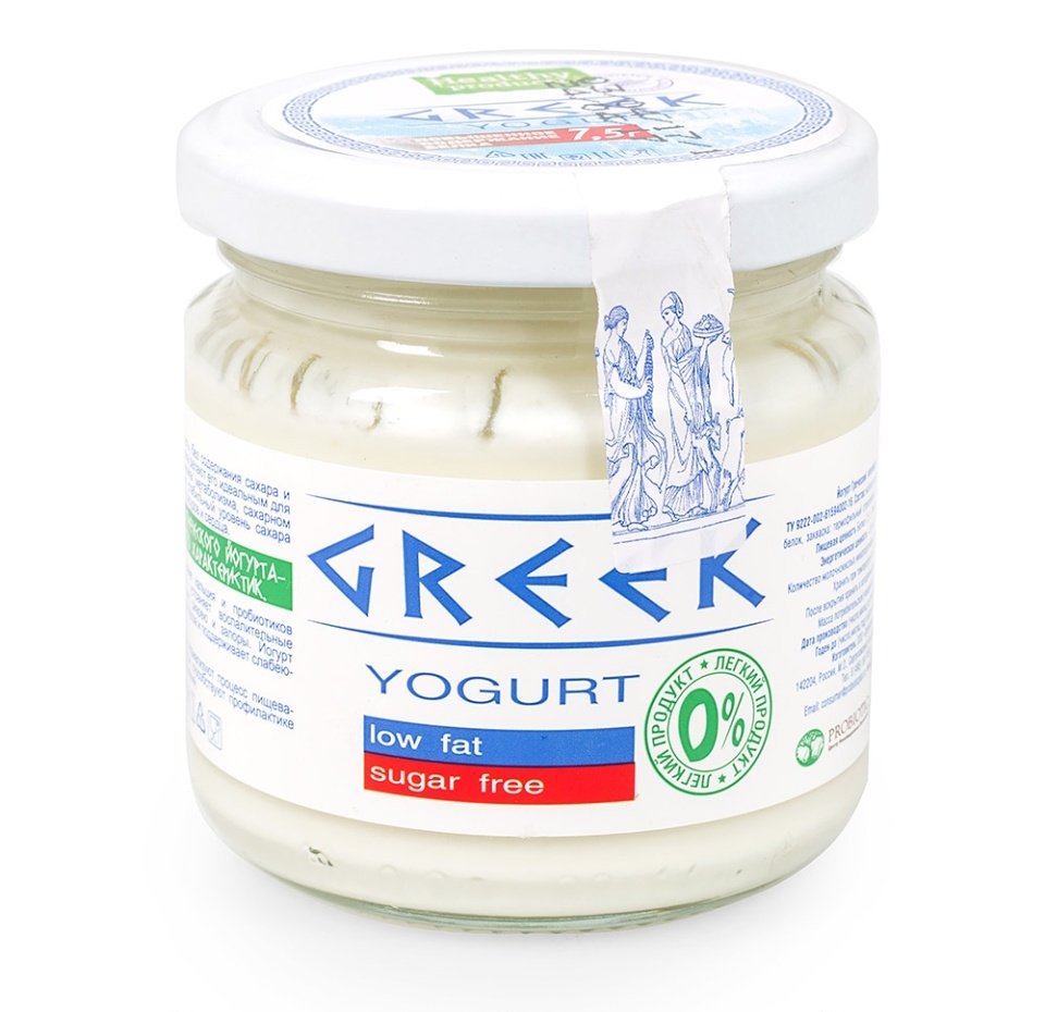 

Йогурт греческий Полезные продукты Greek натуральный обезжиренный 165 г