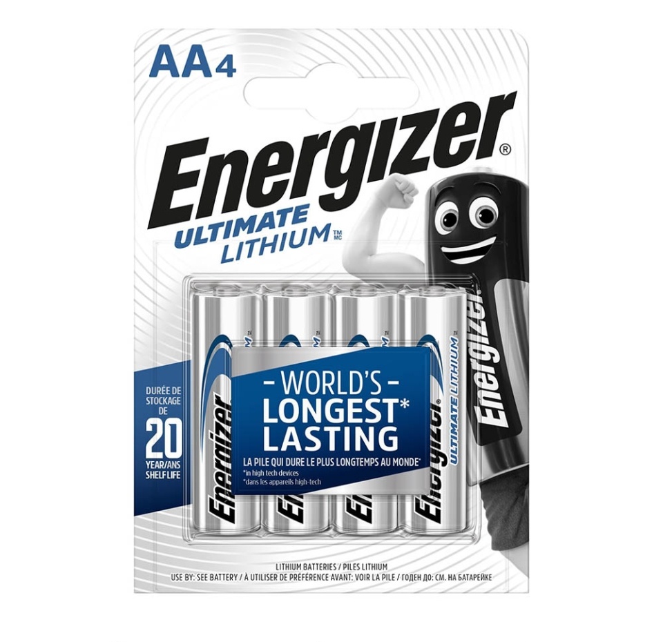 

Батарейка Ult литиевая Аа fsb 6896, Energizer, 4 шт., США