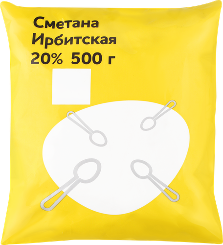 

Сметана Ирбитская 20% 500 г