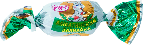 

Карамель РАХАТ Алматинский Зазнайка с орех. переслоен. нач. вес до 250г