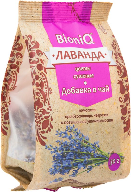 

Добавка в чай Bioniq Лаванда сушеная 30 г