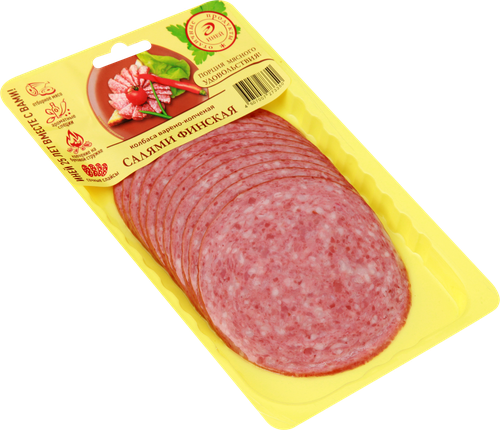 

Колбаса Иней Финская варено-копченая нарезка 150 г