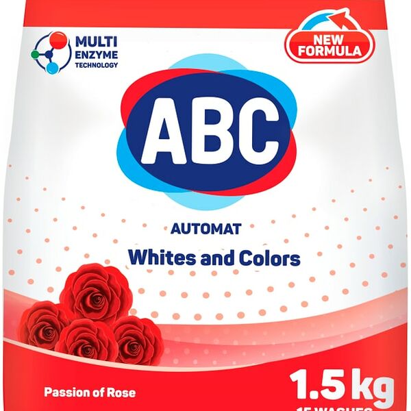 Стиральный порошок ABC Страсть розы 1.5кг