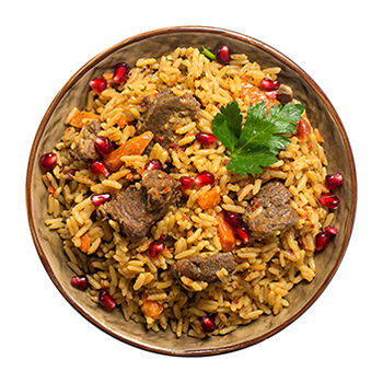 Плов узбекский с бараниной, Россия