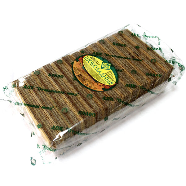 Вафли с начинкой шоколадные 480г Колос