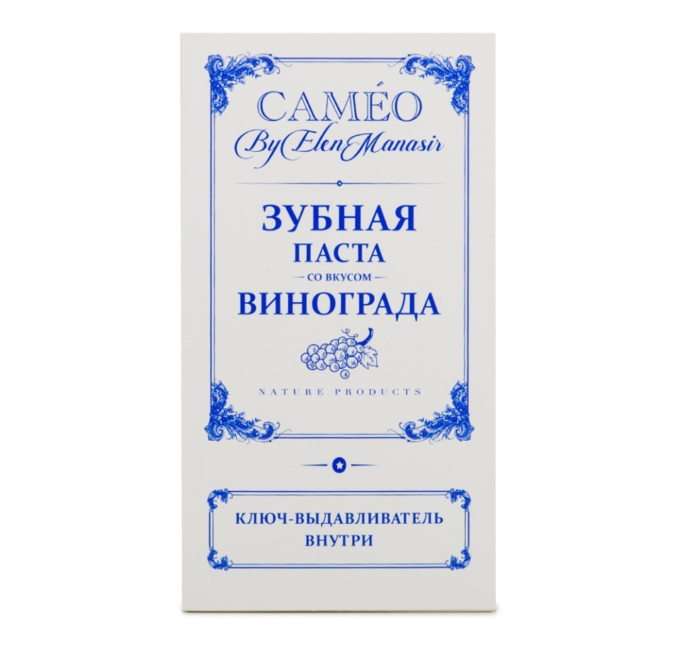 

Зубная паста Cameo by Elen Manasir виноград 75 мл, Россия