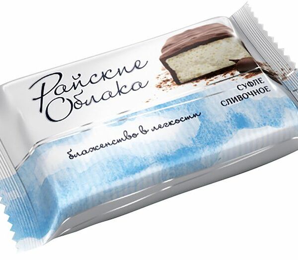 Конфеты Райские Облака Суфле сливочное вес