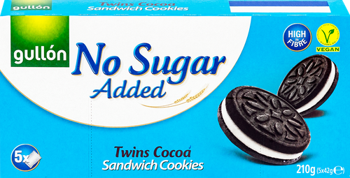 

Печенье GULLON Twins, без сахара 210г