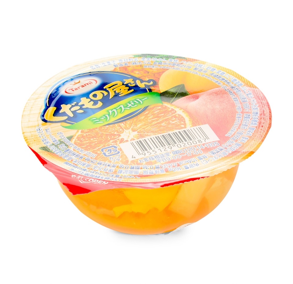 

Желе фруктовое Tarami персик, ананас, мандарин 160 г