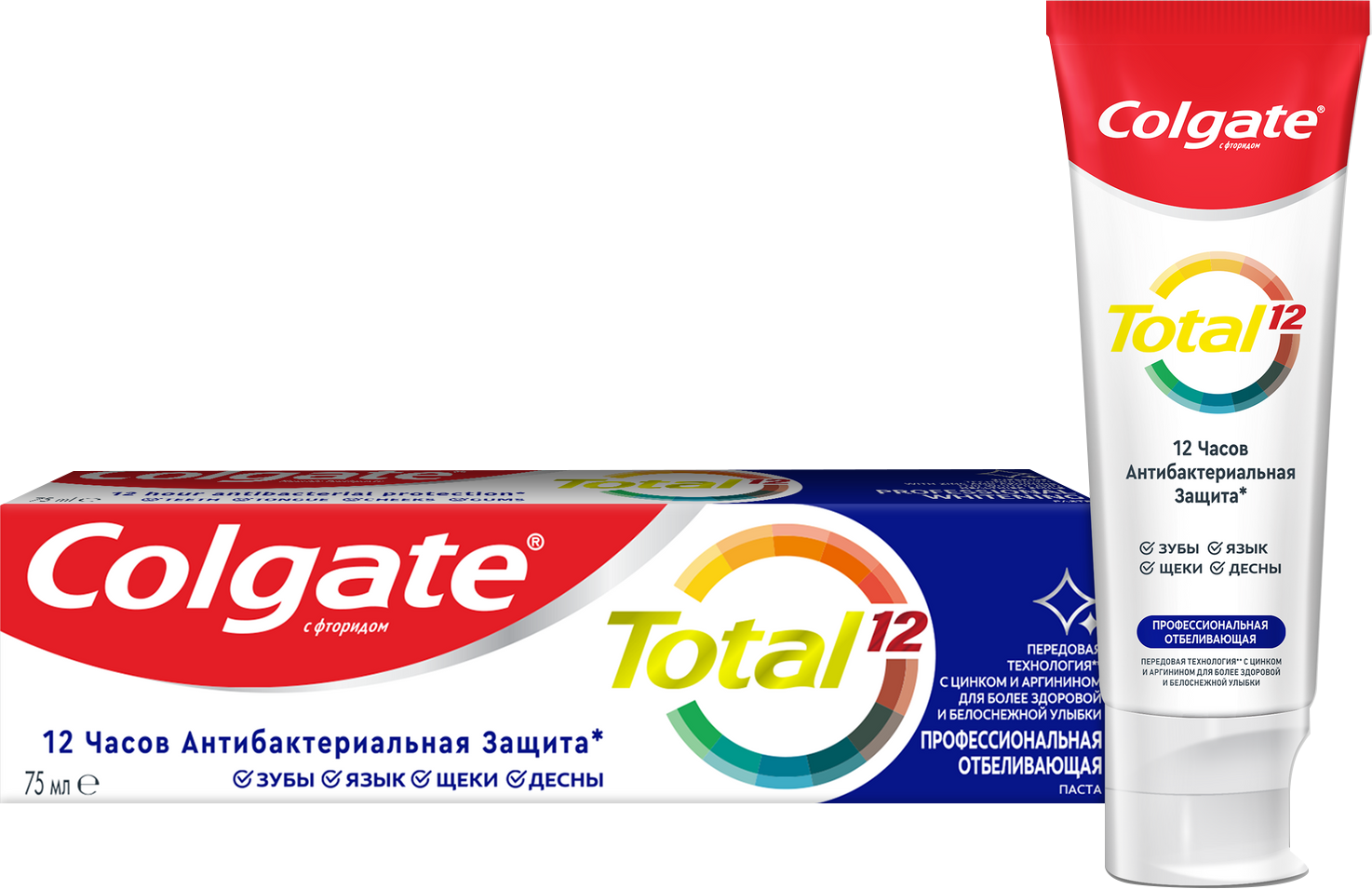 

Зубная паста Colgate Total 12 Профессиональная Отбеливающая 75 мл