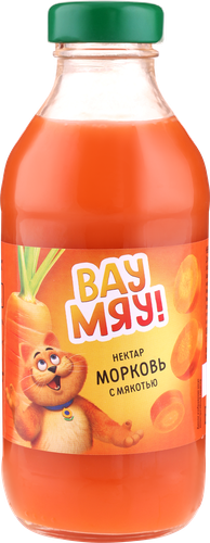 

Нектар Вау Мяу! Морковь с мякотью 0.33 л