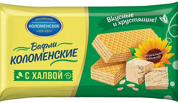 Вафли Коломенское с халвой 200г