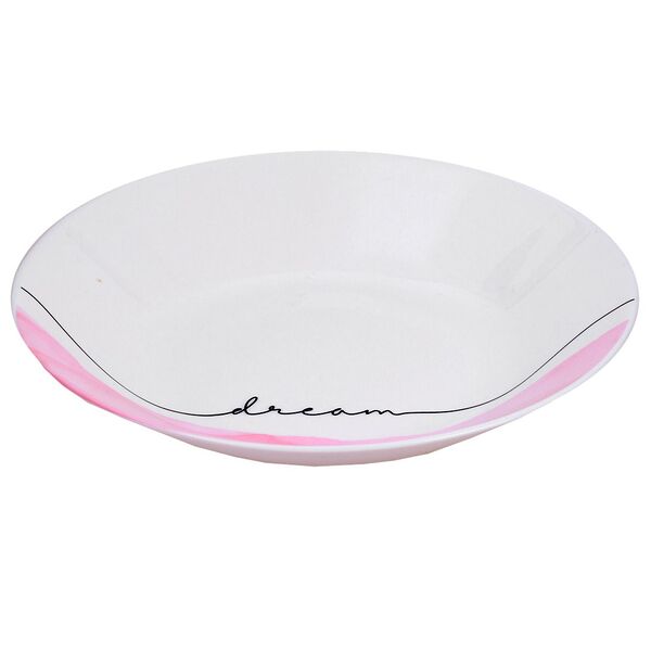 Тарелка глубокая Волна 21.6 см стекло