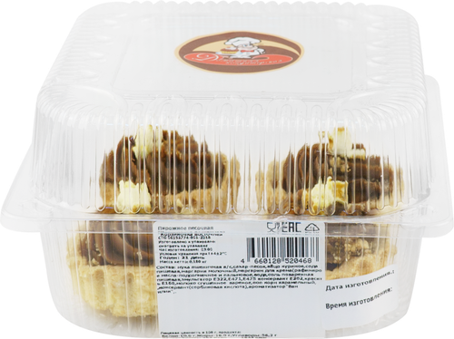 

Пирожное песочное ДОМАШНЯЯ КОНДИТЕРСКАЯ Корзинка восточная, 180г