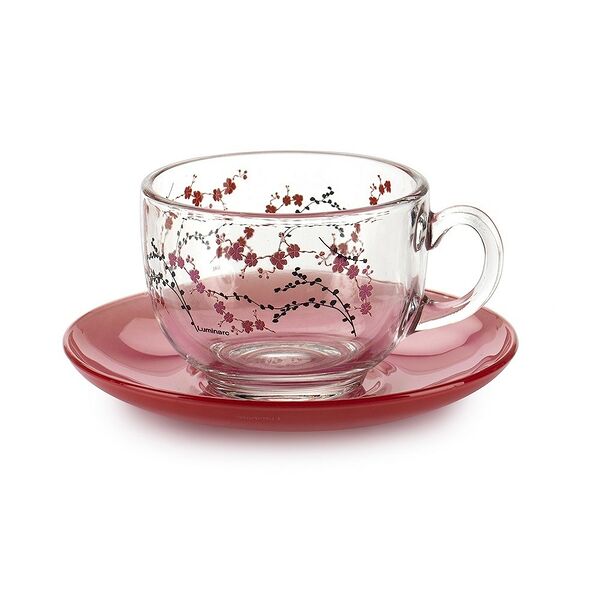 Набор чайный Luminarc Кашима Пурпл, 12 предметов, 220 мл, стекло